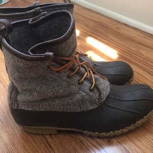 L.L. Bean fleece boots